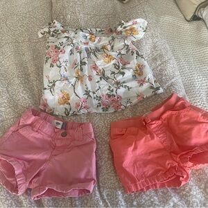Janie and Jack Floral Print Outfit